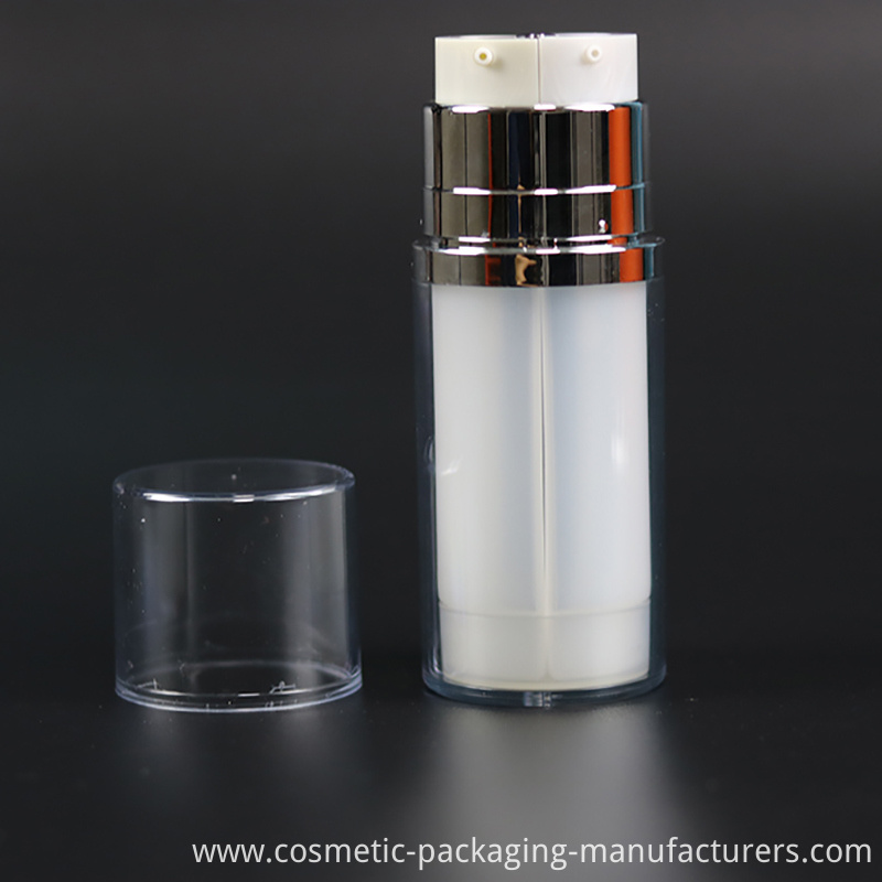 Double Tube Airless Bottle for Day and Night Cream (NAB38)